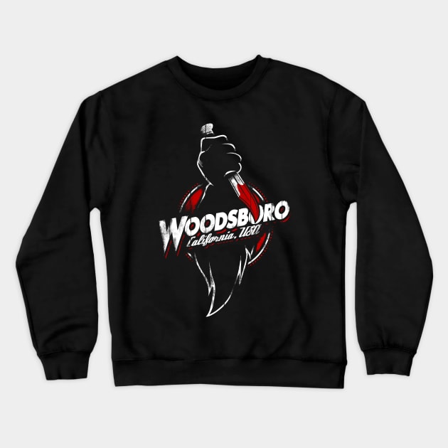 Visit Woodsboro! Crewneck Sweatshirt by Samhain1992